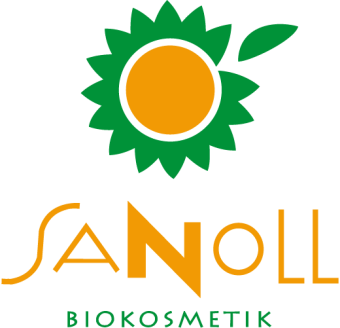Die Abbildung zeigt das Logo der Sanoll Bio-Kosmetik Marke.